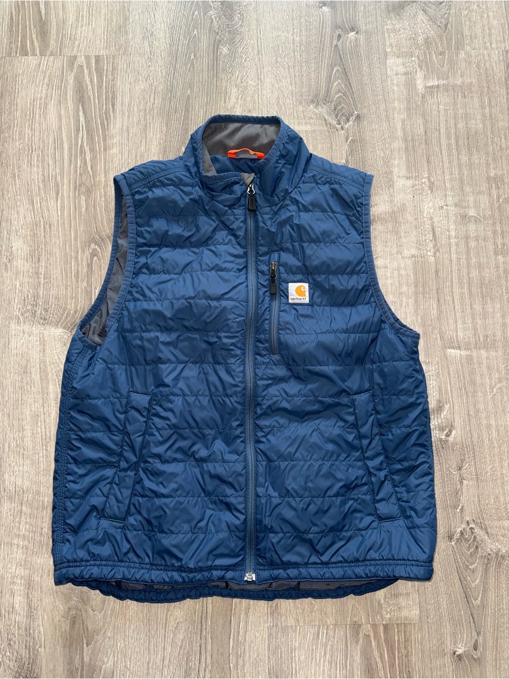 Carhartt Men's Blue Quilted Insulated Vest